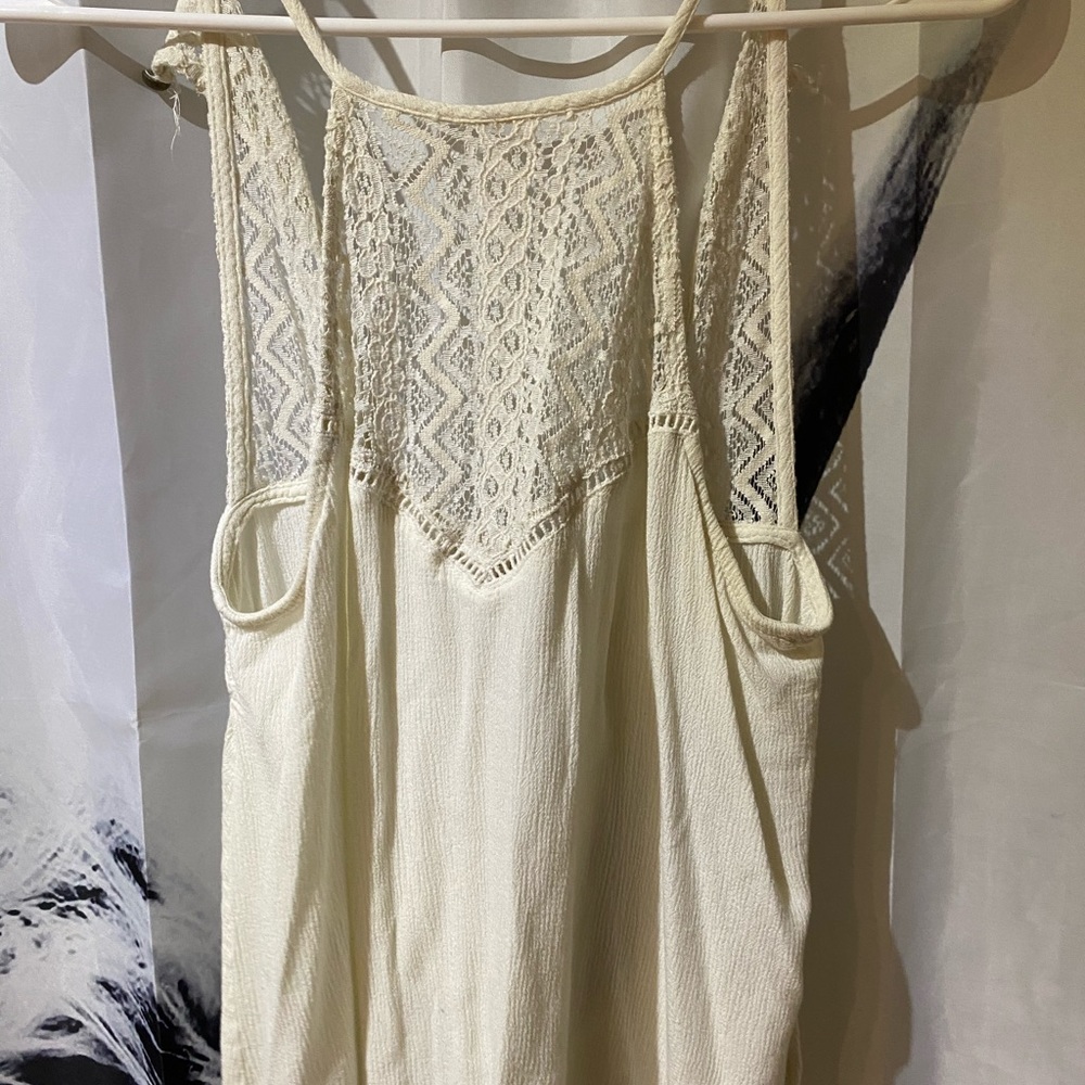 White halter tank